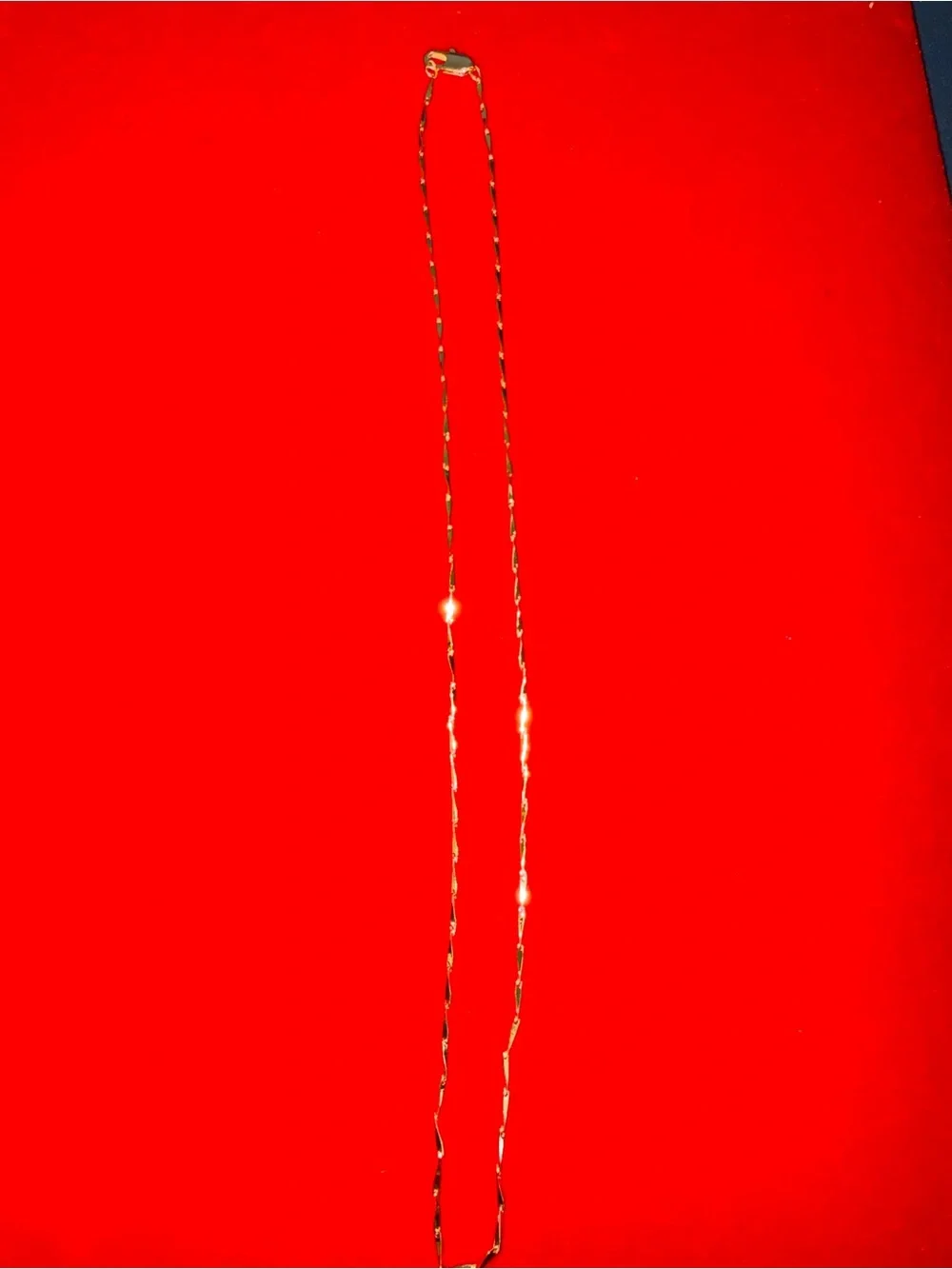18” 18K Gold Dipped, Geometric Link Necklace